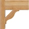 Ekena Millwork Funston Block Rough Sawn Outlooker, Western Red Cedar, 6"W x 12"D x 12"H OUT06X12X12FST05RWR - alternate 2